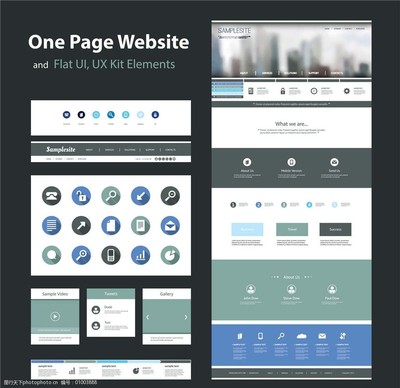 网站模板与网页设计 从图片选择到整体架构的艺术