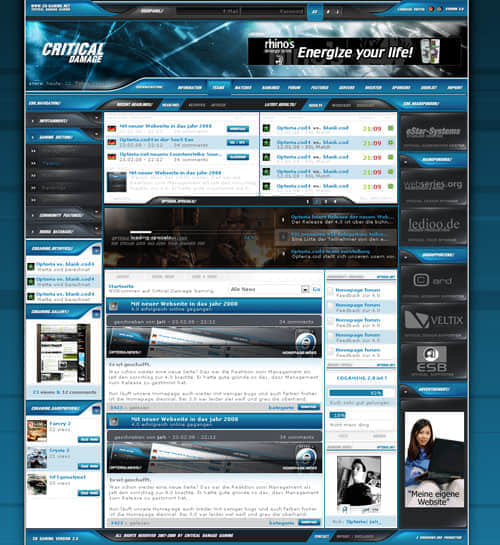 61个蓝色主色调网站设计欣赏 探索网页设计的宁静与深度